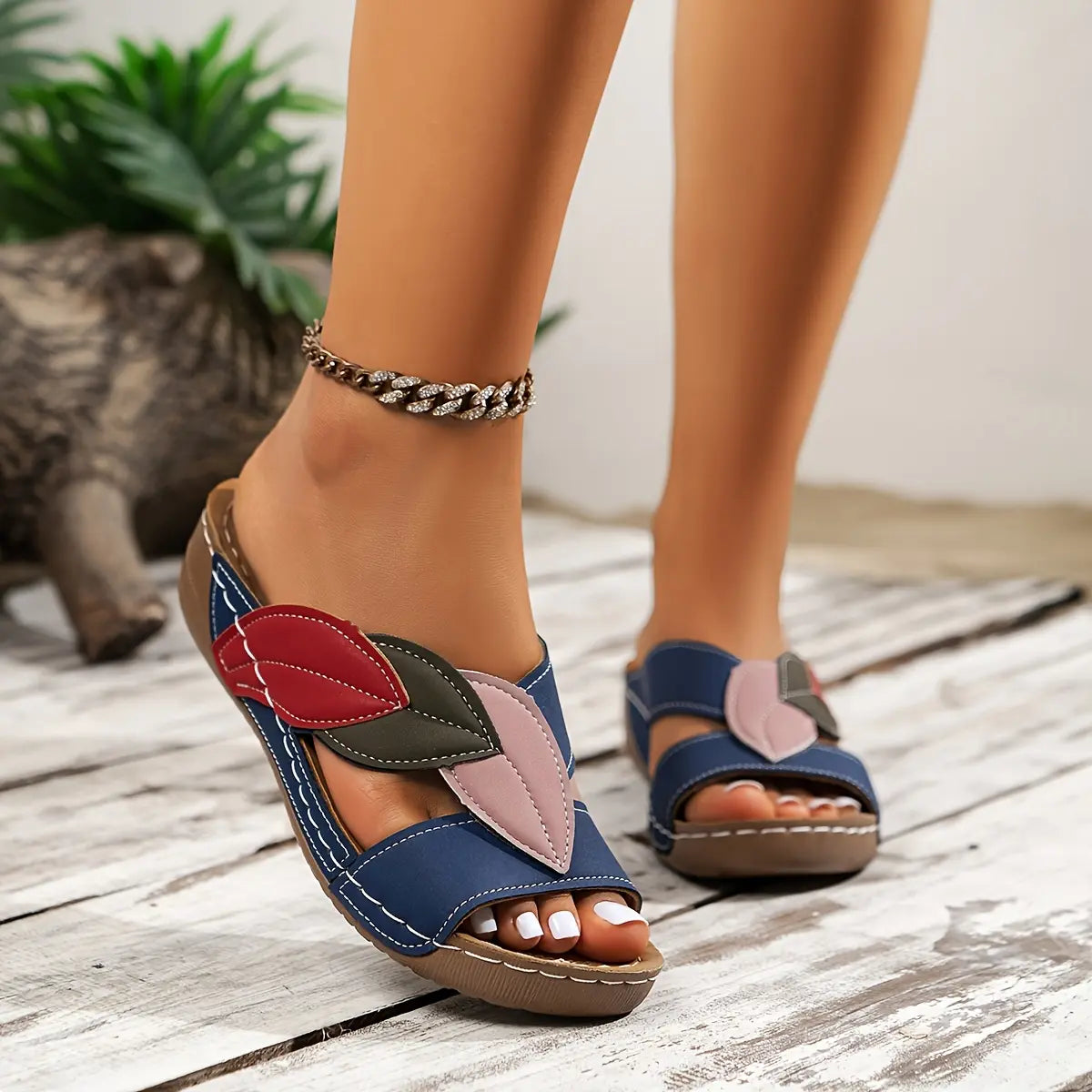 Maggie- Sandales en cuir confortables pour femmes