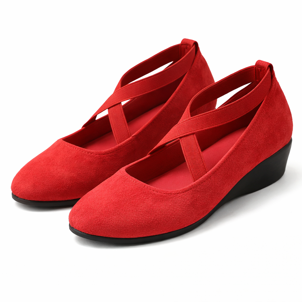 Ballerines à Talons Compensés Fermées