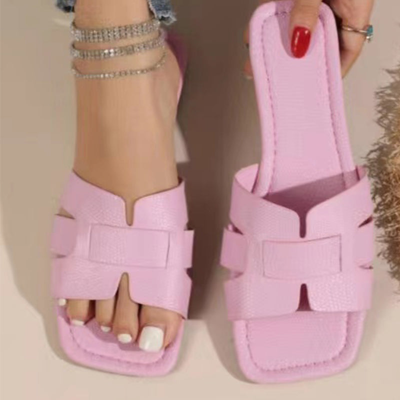 Helena- sandales plates design tendance d'été pour femmes