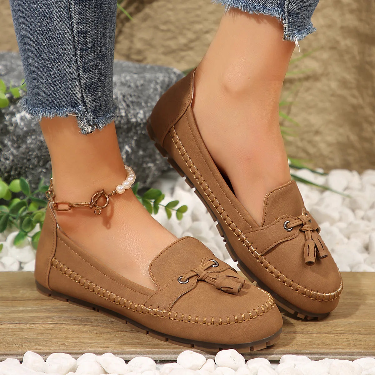 Mocassins OrthoFlex™ | Élégance & Confort Absolu