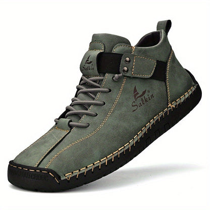 Salkin- Bottines en cuir confortables et antidérapantes pour femmes