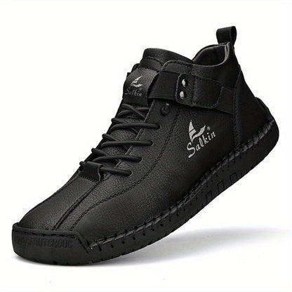 Salkin- Bottines en cuir confortables et antidérapantes pour femmes