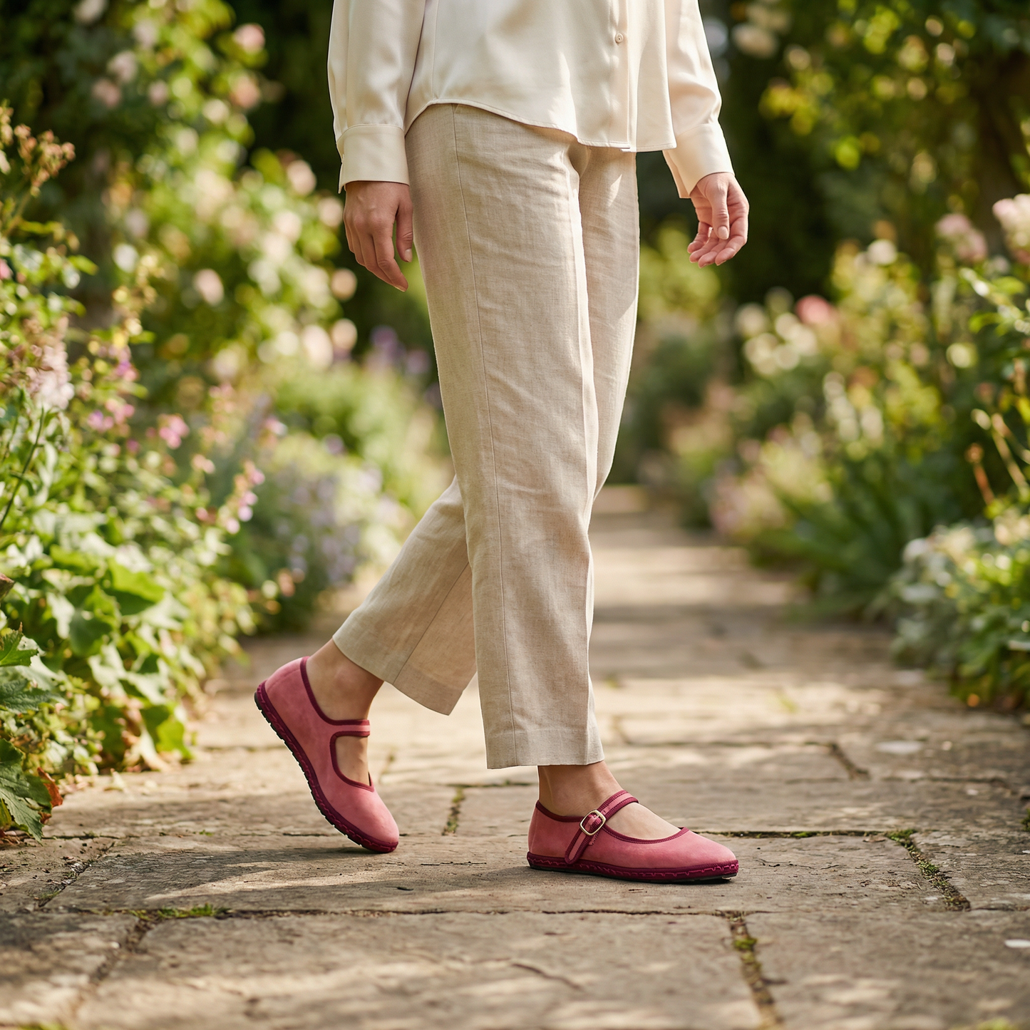 Ballerines Mary Jane Velours – Élégance & Confort