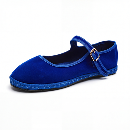 Ballerines Mary Jane Velours – Élégance & Confort