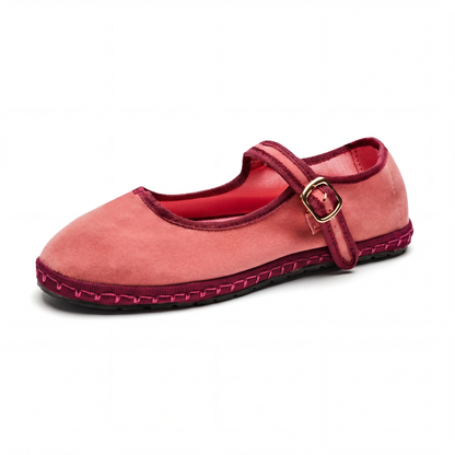 Ballerines Mary Jane Velours – Élégance & Confort