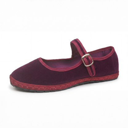 Ballerines Mary Jane Velours – Élégance & Confort