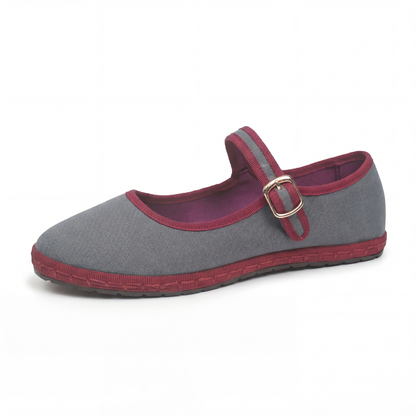 Ballerines Mary Jane Velours – Élégance & Confort