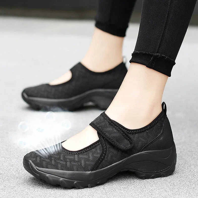Doris- Chaussures confortable et décontractées en maille respirante pour femmes