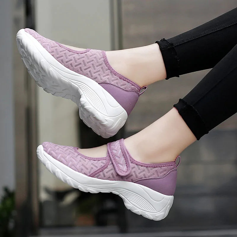 Doris- Chaussures confortable et décontractées en maille respirante pour femmes