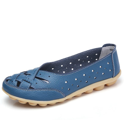 Eveline- Chaussures de marche en cuir respirante pour femmes