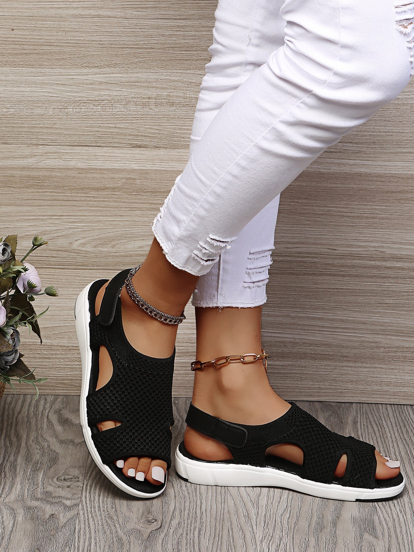 SYLVIE- Sandales Souples et confortables