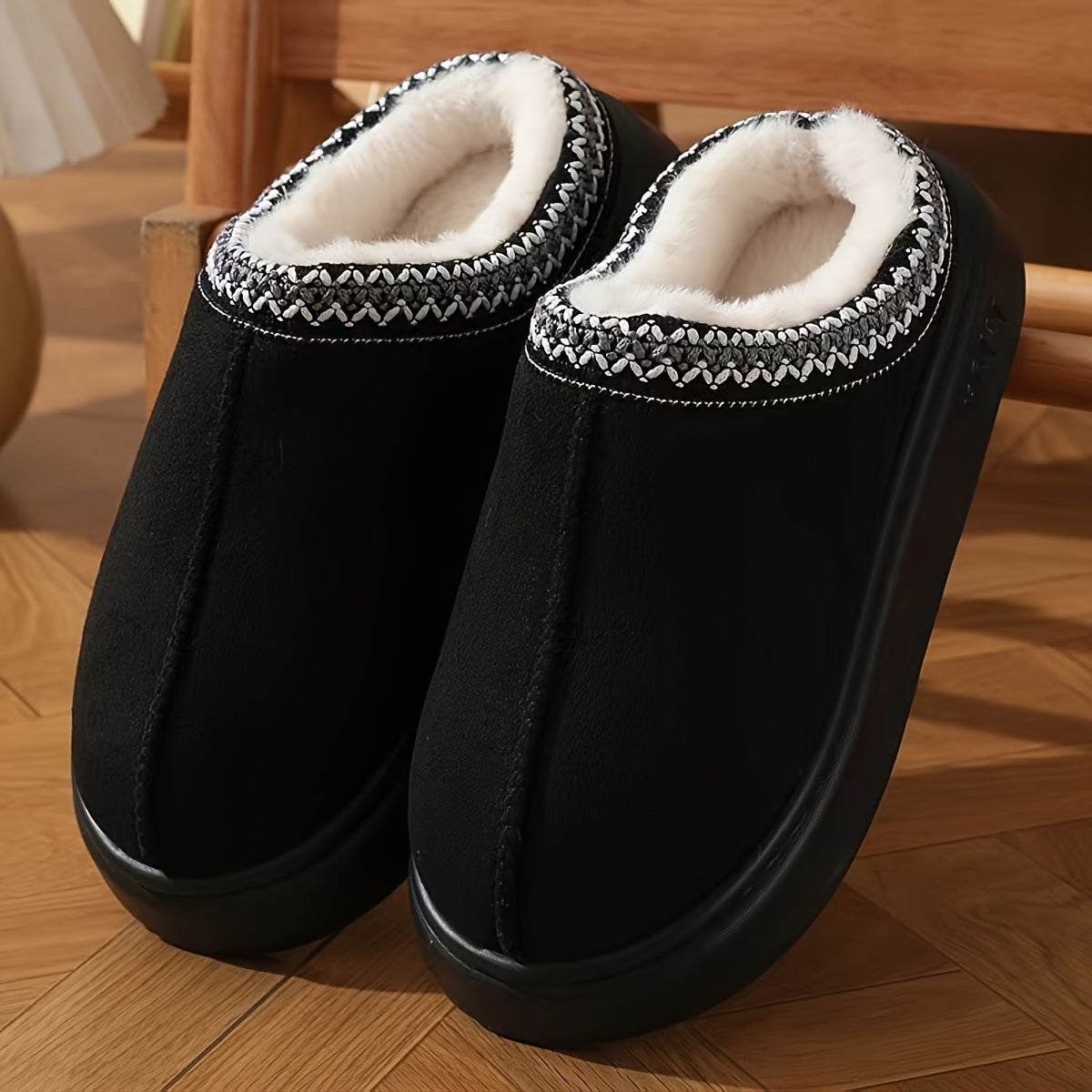 Fluffy- Pantoufles chaudes et confortables