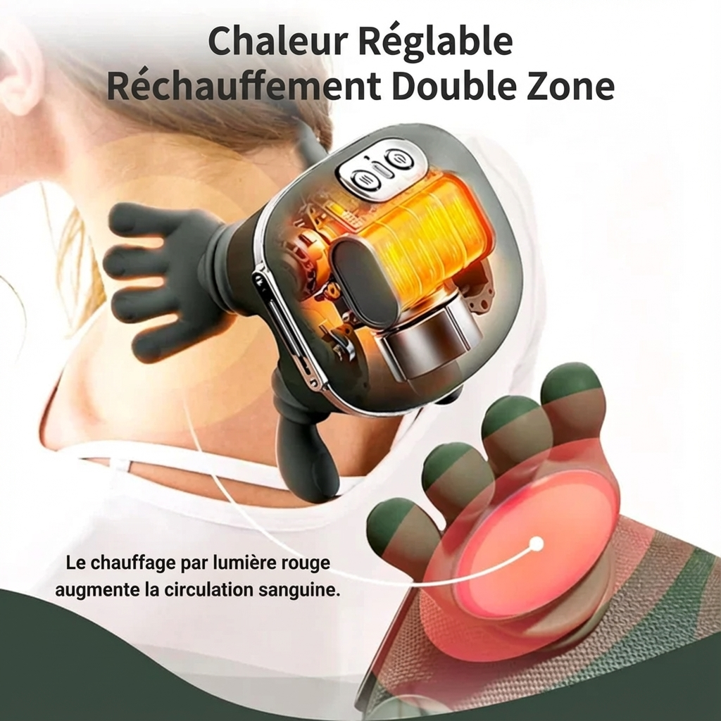 AcuSoulage™ | Smart Masseur Épaules & Nuque