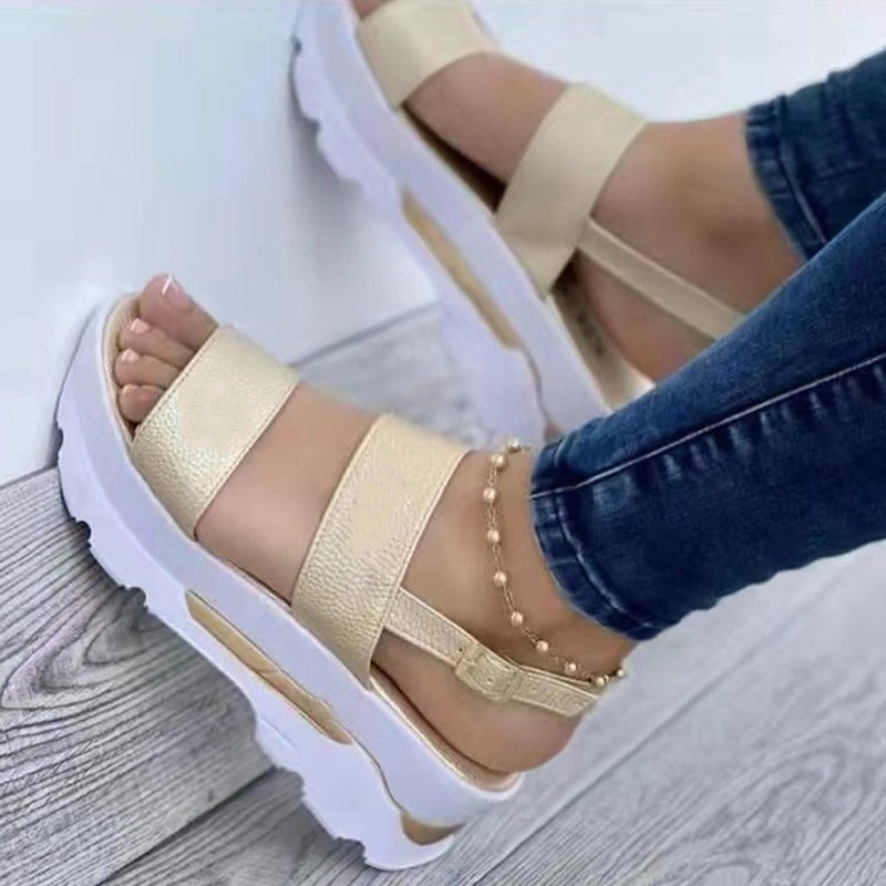 Esther- Sandales d'été décontractées à talons plats