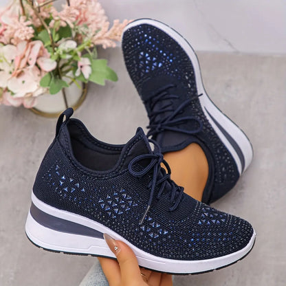 Karine- Chaussures compensées respirantes