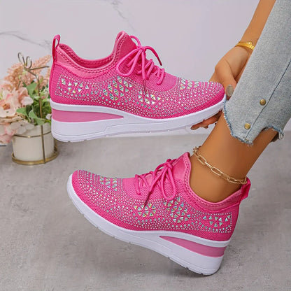 Karine- Chaussures compensées respirantes