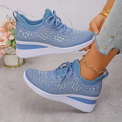 Karine- Chaussures compensées respirantes