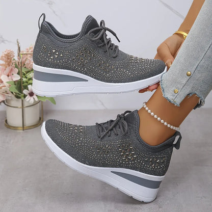 Karine- Chaussures compensées respirantes