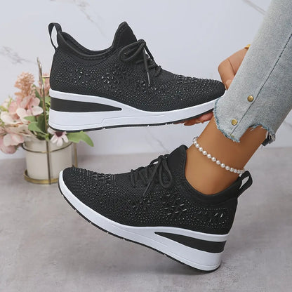 Karine- Chaussures compensées respirantes