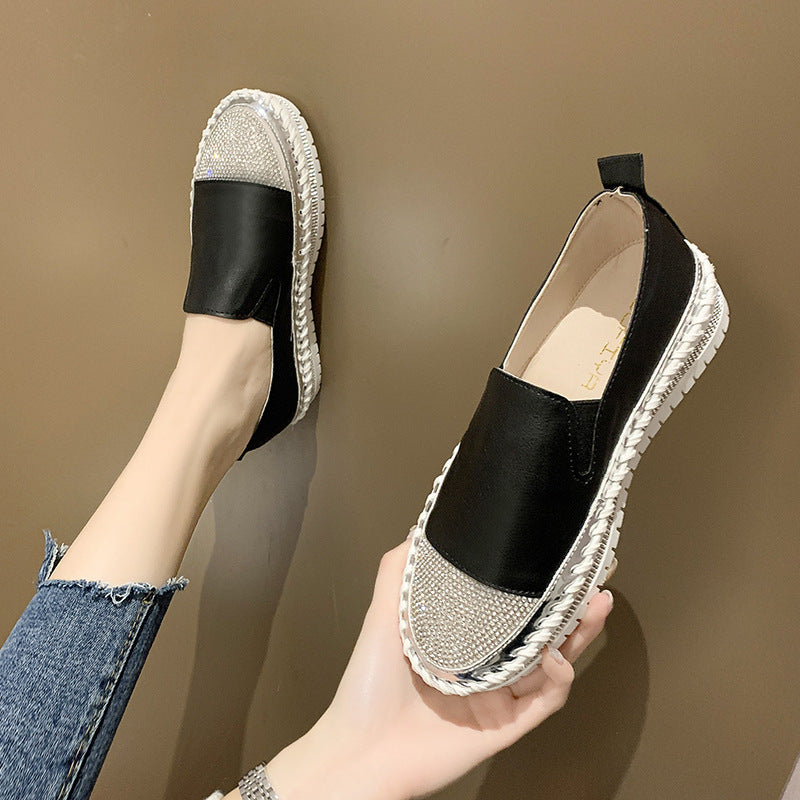 Paloma- Chaussures confortables avec Strass Bling pour Femme