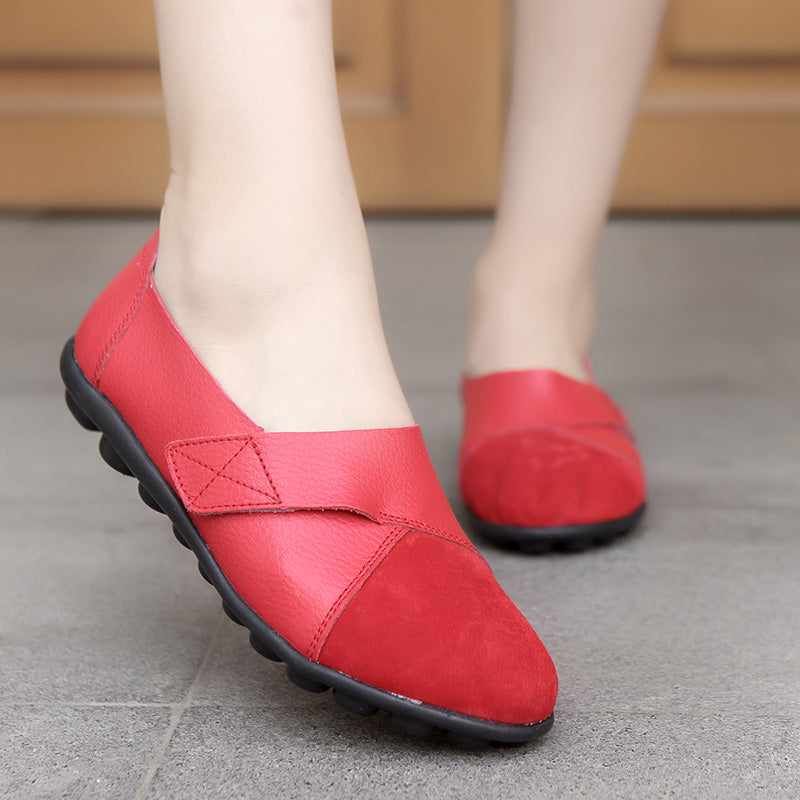 Stella- chaussures souple et décontractées en cuir pour femmes