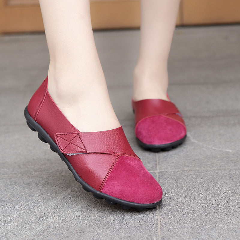 Stella- chaussures souple et décontractées en cuir pour femmes
