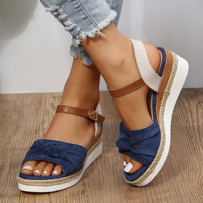Isabelle- Sandales à talon compensées Confortables et Légère pour femmes